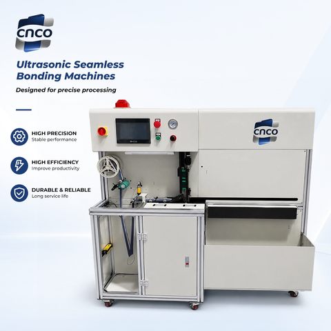 Hot Sale CN-02 Shirts Fully Automatic Ultrasonic Welding Waistband Fabric Splicing Lace Sewing Machine for Seamless Bonding