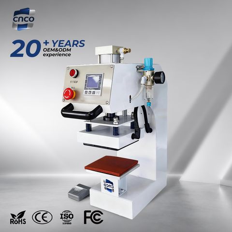 Emergency Stop No Stitching Seamless Finish Heat Press Bonding Machine Pneumatic Sportswear Wash Care Tag Transfer Machine