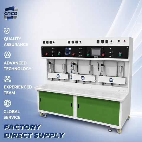 Automatic CNCO CN-711A 3-Station Pneumatic Waistband Hot Cold Press Machine Underwear Seamless Waist Bonding Machine