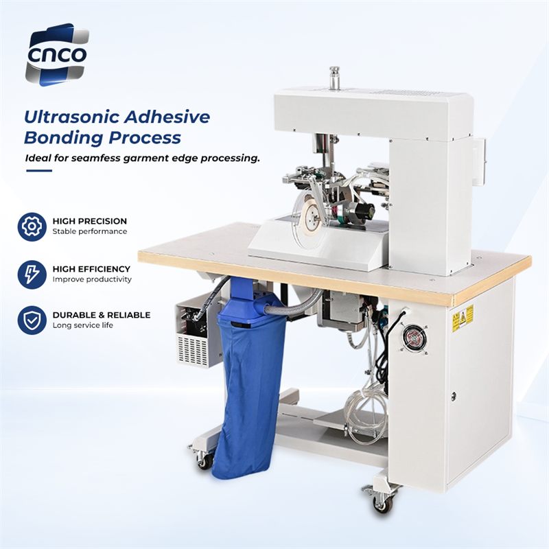 CNCO Customizable 6-20mm Working Width Ultrasonic Coating Machine 0-8m/min Adjustable Speed Seamless Fabric Edge Sealer