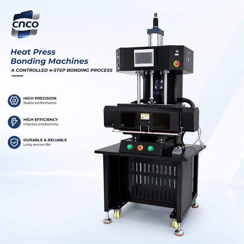 Dual Temperature Pneumatic Hot Cold Press Machine Seam Bonding Equipment for Outdoor Ski Jacket Firefighter Uniform Lamination
