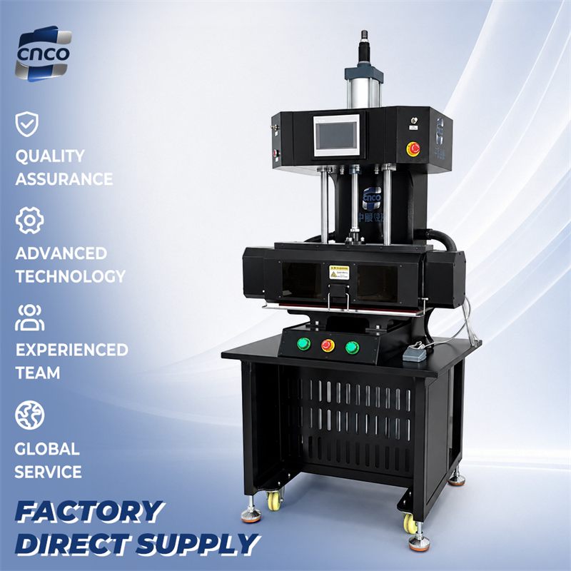 2026 New CNCO CN-4020 Touch Screen Pneumatic Hot Cold Press Machine TPU Fabric Seamless Bonding Heat Press Bonding Machine