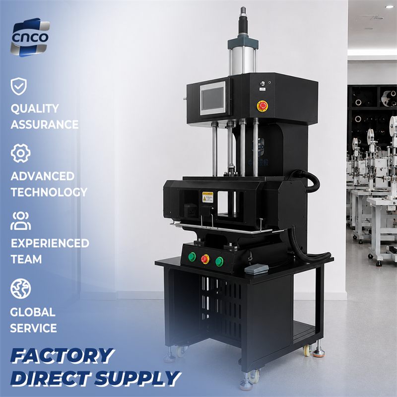 Hibgh Quality CNCO CN-6020 Waterproof Pneumatic Hot Cold Press Machine TPU Fabric Seamless Bonding Heat Press Bonding Machine