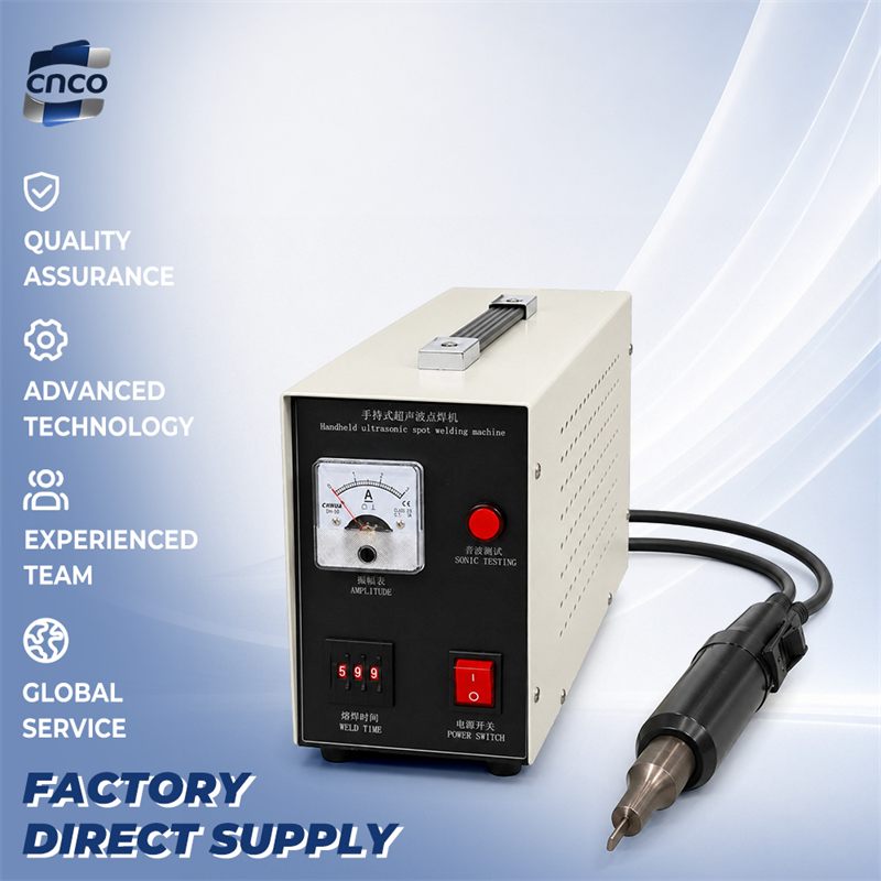 Hot Style 500-800W Handheld Ultrasonic Spot Welding Machine AC220V Ultrasonic Seamless Bonding Equipment for Flexible Materials