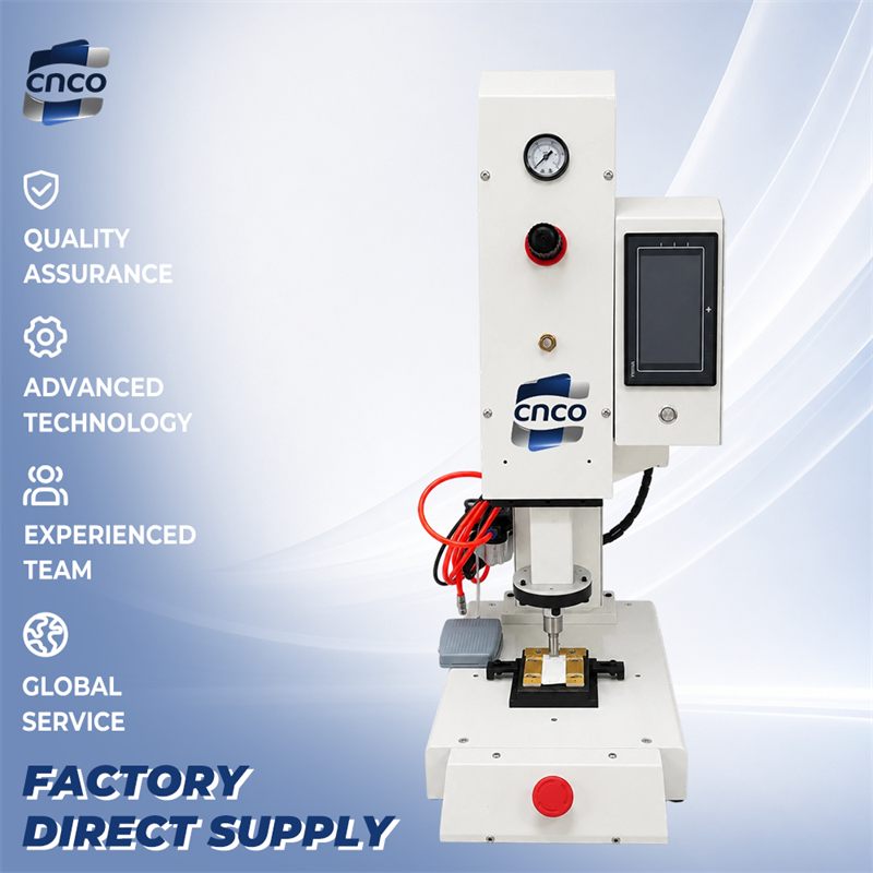 Industrial Ultrasonic Spot Marking Machine Wide Compatibility Nylon Polyester Nonwoven Synthetic Leather Spot Welding Equipment