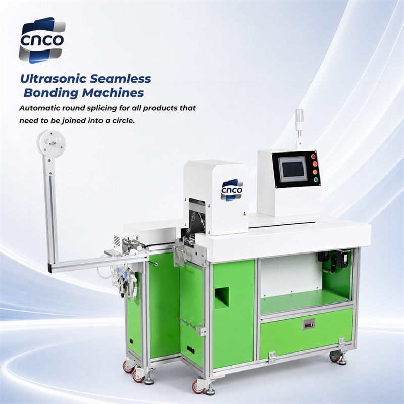 CNCO CN-712A Automatic Ultrasonic Tape Circular Splicing Machine Elastic Waistband Round Joining Seamless Bonding Machine