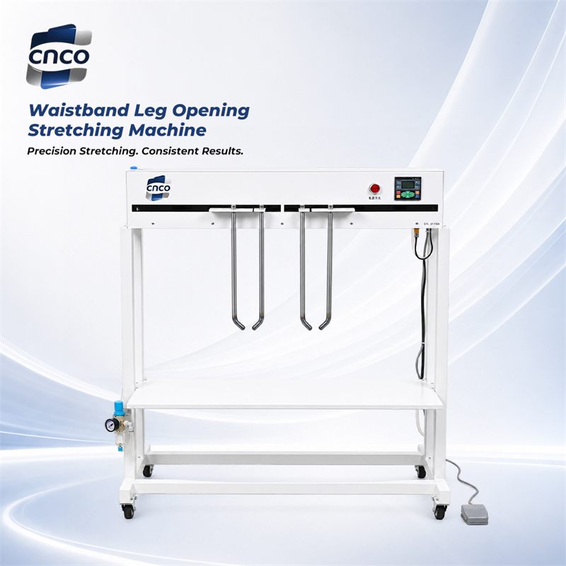 Own Brand CNCO CN-716A Dual Zone Waistband Leg Opening Stretching Machine Pneumatic Underwear Elastic Shaping Machine