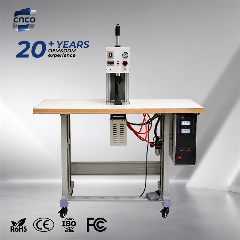 Wholesale Timer & Pressure Gauge Ultrasonic Bartacking Machine Precise Control Garment Seam Corner Reinforcement Machinery