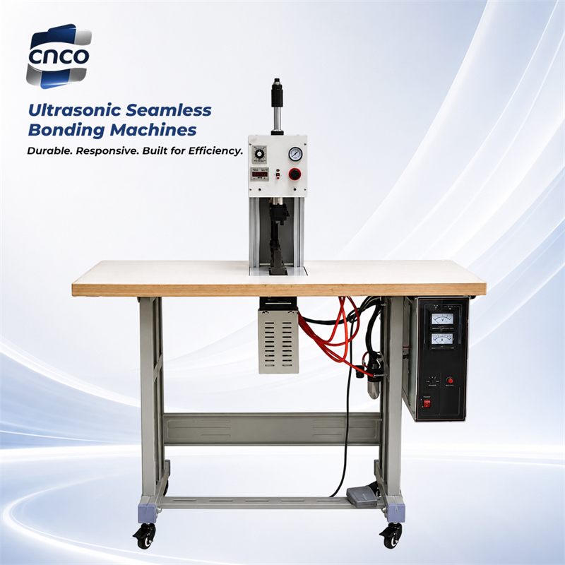 Own Brand CNCO Ultrasonic Bartacking Reinforcement Machine Garment Pocket Placket Corner Stress Point Seamless Welding Machinery