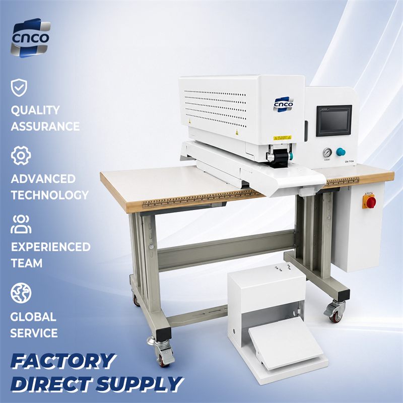 Rainwear Outdoor Dual Heating Belt Fold Tape Bonding Machine 0-300℃ Touch Screen Seamless Garment Edge Forming Heat Press
