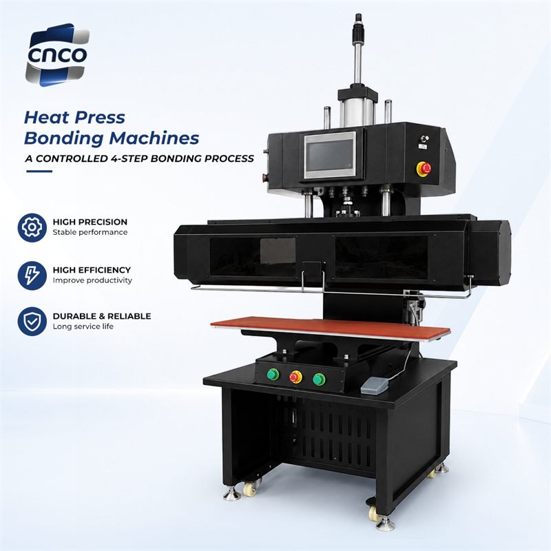 Factory High Quality Pneumatic Hot Cold Press Machine for Ski Jacket Firefighter Uniform Rainwear Seamless Bonding Machine