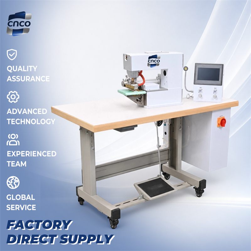 Foot Pedal Control Dual Drive Belt Folding Seamless Bonding Machine 0-300℃ Hot Air Nozzle Touch Screen Waistband Tape Laminator