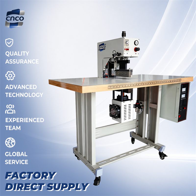 CN-603A Ultrasonic Waterproof Jacket Placket Buttonhole Machine Outdoor Sportswear Fabric Seamless Cutting Bonding Equipment