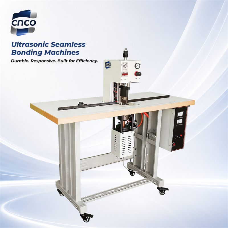 CNCO CN-601A 18KHz Long Positioning Guide Rail Ultrasonic Welding Machine Precise Fabric Tape Splicing Seamless Bonding Press