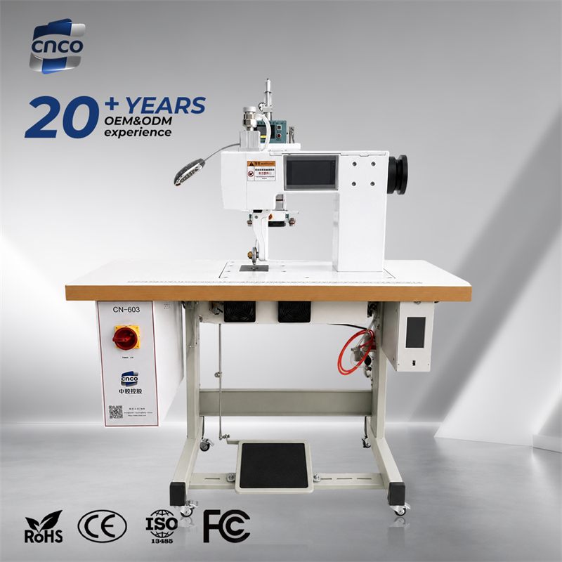Factory Supply 1000-1200W Radial Ultrasonic Splicer 0.3-0.5MPa Pneumatic Semi-Automatic Seamless Garment Edge Cutting Machine