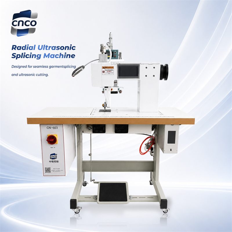 2026 New CNCO CN-603 Radial Ultrasonic Splicing Machine 30KHz Seamless Underwear Yoga Wear Ultrasonic Cutting Bonding Machine