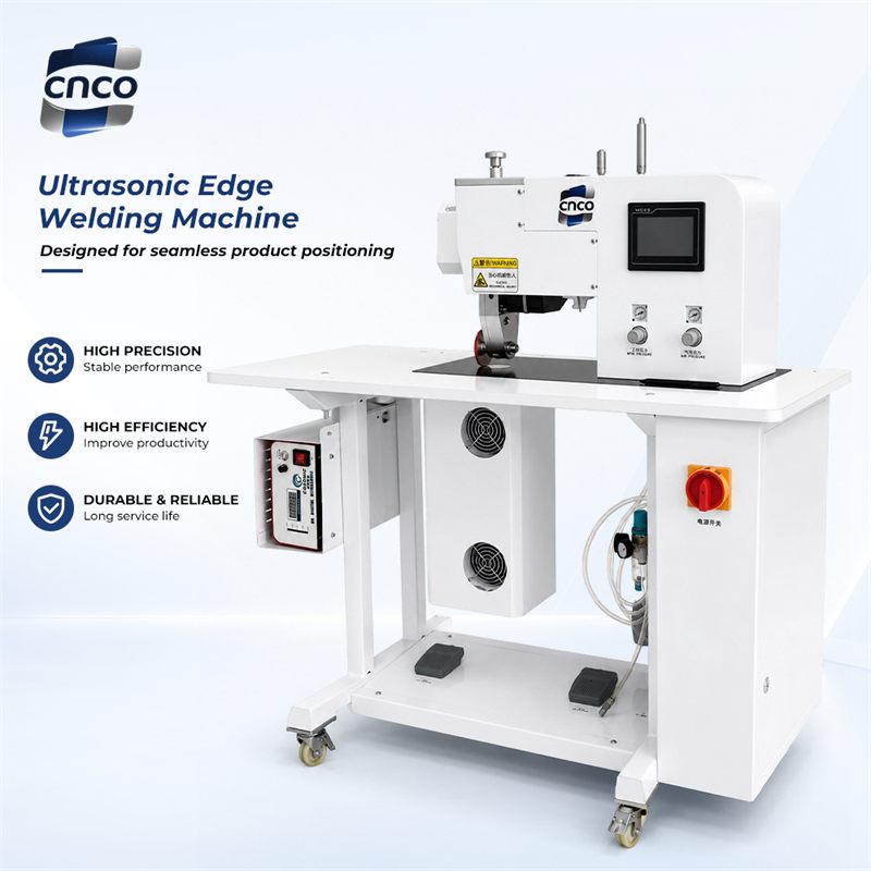 Factory Supply 80KG Lightweight Ultrasonic Edge Welding Machine 4000W 220V Independent Speed Control Seamless Fabric Edge Sealer