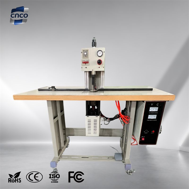 2026 New CN-589 Ultrasonic Waist Belt Splicing Machine With Digital Counter Pressure Gauge Adjustable Air Pressure Fabric Welder